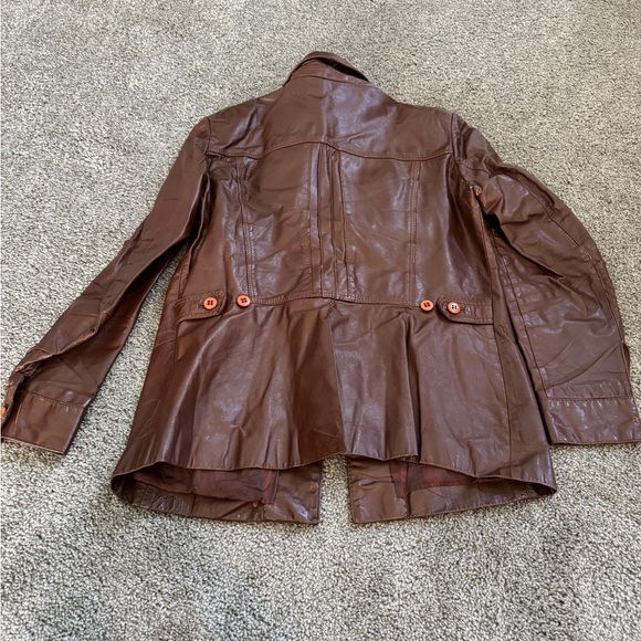 Richman Brothers Men’s Vintage Leather Jacket - Picture 4 of 5